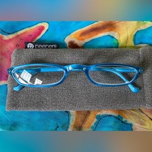 Peepers Reading Glasses SKINNY MINI BLUE 2.25 READERS